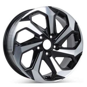 New 17" x 7.5" CNC Black Alloy Replacement Wheel Rim 2016 2017 for Honda Accord - Picture 1 of 5