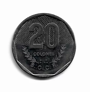 World Coins - Costa Rica 20 Colones 1985 Coin KM# 216 - Picture 1 of 3