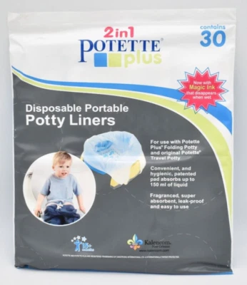 Kalencom 2 in 1 Potette Plus Disposable Portable Potty Liners / 30 Liners - Image 1 of 4