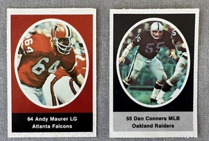 1972 Sunoco NFL Action Set DAN CONNERS Stamp OAKLAND RAIDERS - Bild 1 von 1