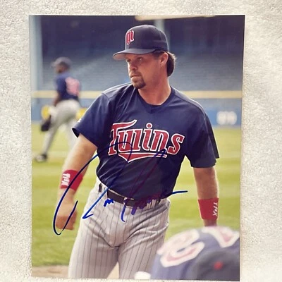 VINTAGE Ron Coomer AUTOGRAPHED 8x10 Photo, Minnesota Twins #1, VERY NICE! - Image 1 of 2