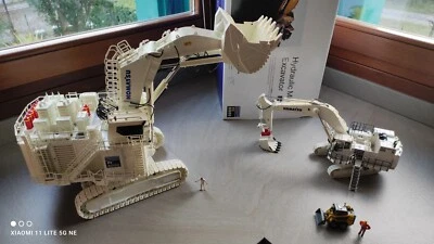 KOMATSU PC8000 Escavatore Frontale Da Miniera - Diesel WHITE /1:50 BYMO - Immagine 1 di 4