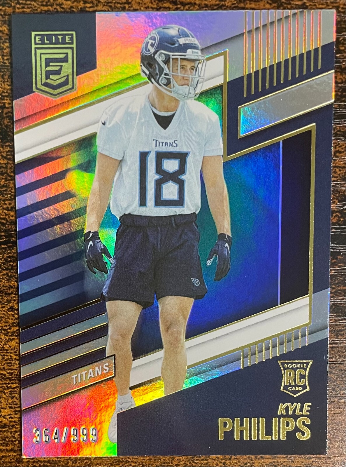 2022 Kyle Philips Panini Donruss Elite Rookie #364/999 Titans