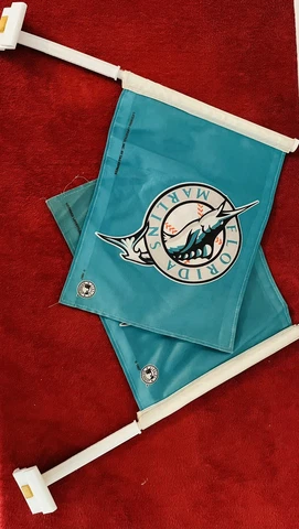 Florida Marlins Car Flags Cover