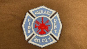 Portland Connecticut Fire Department Patch Firefighter Vintage - Picture 1 of 3
