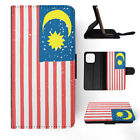 FLIP CASE FOR APPLE IPHONE|MALAYSIA COUNTRY FLAG 266