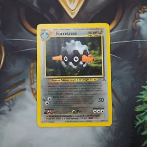 Tarjeta única Forretress 21/75 rara Pokémon Neo Discovery HP jugada pesada TCG WOTC - Imagen 1 de 13