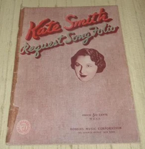 Kate Smith Request Song Folio - Folio spartiti libro canzoni (1939) #2 - Foto 1 di 1