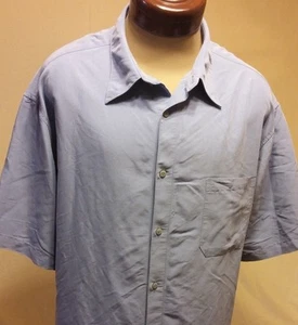 Alfani Light Purple Button-Up Short Sleeve Shirt Size 2XL - Men's Casual Fashion - Picture 1 of 4