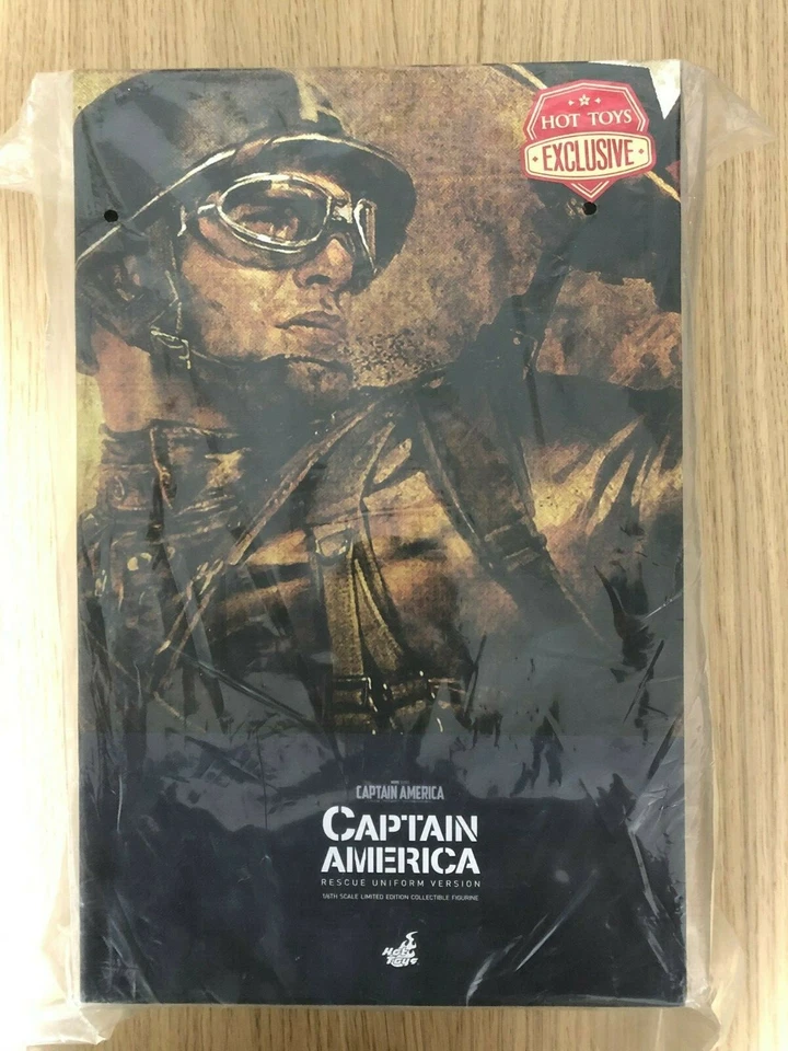 Hot Toys MMS 180 Captain America (Rescue Uniform Version) Chris Evans Steve NEW - Image 1 of 1