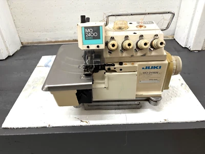 JUKI MO-2416N CABEZA DE PUNTADA DE SEGURIDAD DE ALTA VELOCIDAD SOLO MÁQUINA DE COSER INDUSTRIAL Foto 1 de 4