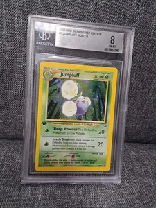 Jumpluff 2000 Neo Genesis 1st Edition 7 Holo 7/111 Becket BGS 8 Pokemon Card - Foto 1 di 2