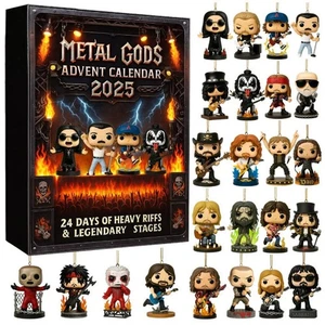 2025 Pour MetalGods RockLegend Advent Calendar 24 Days Xmas Cadeaux BlindBox - Picture 1 of 6