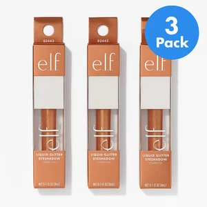 e.l.f. Liquid Glitter Eyeshadow Copper Pop 0.1 oz 3 Pack New - Picture 1 of 1