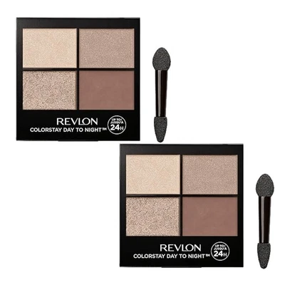 Pack of 2 Revlon ColorStay 16 Hour Eyeshadow Quad, 500 Addictive Shadow Palette - Image 1 of 4