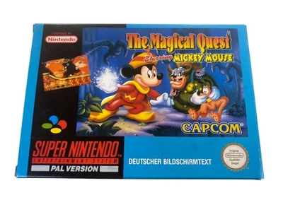 The Magical Quest: Starring Mickey Mouse - Super Nintendo (OVP) TOP Zustand! - Bild 1 von 4