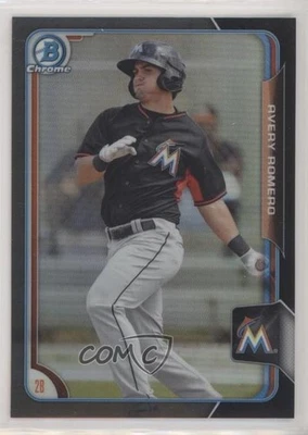 2015 Bowman Chrome Prospects Asia Exclusive Black Refractor Avery Romero #BCP79 - Image 1 of 2