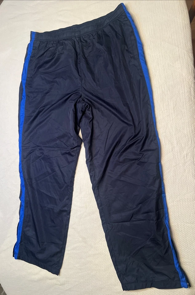Pantalones deportivos Tek Gear XXL para hombre con cremalleras y bolsillos azul/azul Foto 1 de 4