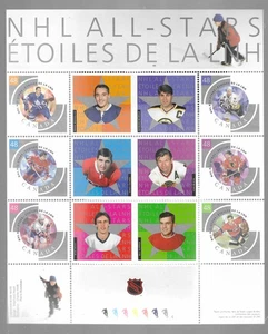 Canada 2003 NHL All-Stars Sheet of 6 Stamps Scott #1971 NH Mint Hockey Legends - Bild 1 von 2