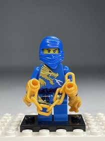 NEW Ninjago Jay DX w Golden Nunchucks of Lightning Custom Lego Minifigure 2521