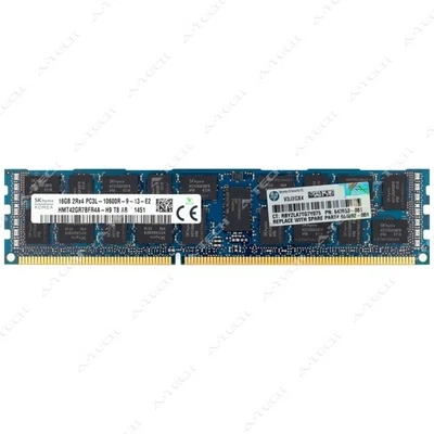 Hynix 16GB DDR3-1333 PC3-10600 2Rx4 ECC RDIMM Server Memory RAM HMT42GR7BFR4A-H9 - Image 1 of 2