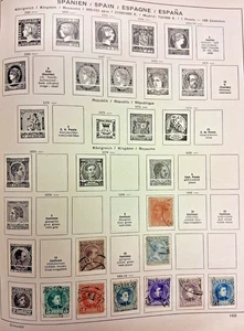 SPAIN - 1882–1940 COLLECTION OF ABOUT  33 STAMPS VERY  NICE SET - Picture 1 of 6