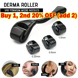 Derma Skin Roller 540 Micro Aguja Anti Envejecimiento Cabello Regeneración Crecimiento - Imagen 1 de 7
