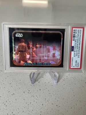 2024 Topps Phantom Menace Sapphire Laser Gates Duel Of The Fates Black #10/10 - Image 1 of 4