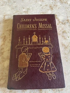 Vtg. Saint Joseph Children's Missal- 1954- Rev. Hoever- Catholic Book Publishing - Imagen 1 de 6