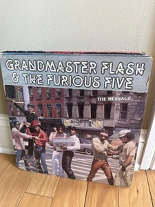GRAND MASTER FLASH “THE MESSAGE” ORIGINAL VINYL LP,SUGAR HILL RECORD, GOOD - Picture 1 of 2