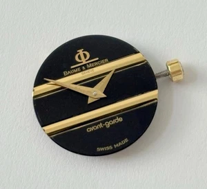 Baume & Mercier Cal 976.001 Original Avant Garde Watch Dial Hands Stem/Crown - Picture 1 of 2