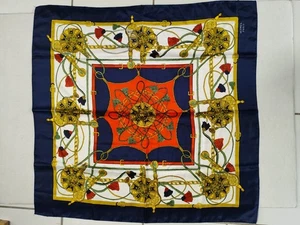 Vintage Hermes Silk Scarf - 87 x 84 cm - Lion - Picture 1 of 13