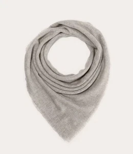 Everlane 100% Cashmere Scarf Bandana Ivory MSRP $88 - Picture 1 of 5