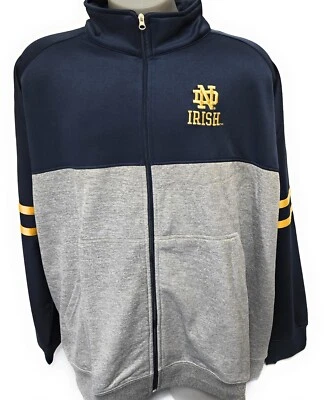 Chaqueta de polietileno para hombre Fanatics Notre Dame Fighting Irish NCAA grande y alta con cremallera completa Foto 1 de 4
