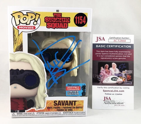 Michael Rooker Signed Funko Pop JSA Suicide Squad Savant COA Cover