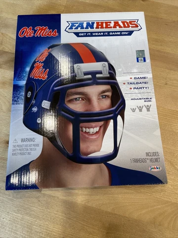 Ole Miss Fanheads Wearable Helmet Gameday  Rebels! Fanheads! Cover