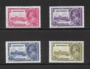 JUEGO NEWFOUNDLAND SCOTT 226 - 229 MH - EDICIÓN JUBILEO PLATA 1935 - GEORGE V (C) - Imagen 1 de 2