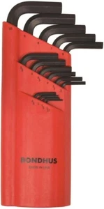 BONDHUS 15 Pc. BALL END METRIC HEX KEY SET #10995 (MADE IN THE USA) - Picture 1 of 7