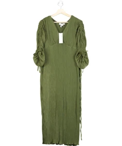 Vestido plisado Never Fully Dressed verde Petite Celia Reino Unido 10 - Imagen 1 de 3