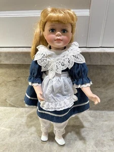 Vintage Butterfly Kisses Porcelain Doll Happy Birthday Collectible Bob Carlisle - Picture 1 of 16