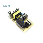 DC 24V 2A Switching Power Supply Module 48W AC-DC Power Supply Board w/Filtering