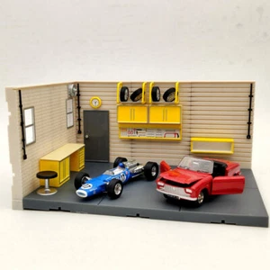 1/2/4 PCS 1:43 Scale Aurora Garage Diorama Scene Model (not include model cars) - Picture 1 of 21