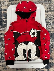 Disney Minnie Mouse Full Zip Sweatshirt Size 9/10 - Picture 1 of 2