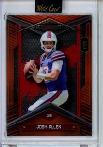 2024 Wild Card Alumination Josh Allen Just the Hits Comix Orange Refractor 1/75 - Picture 1 of 2