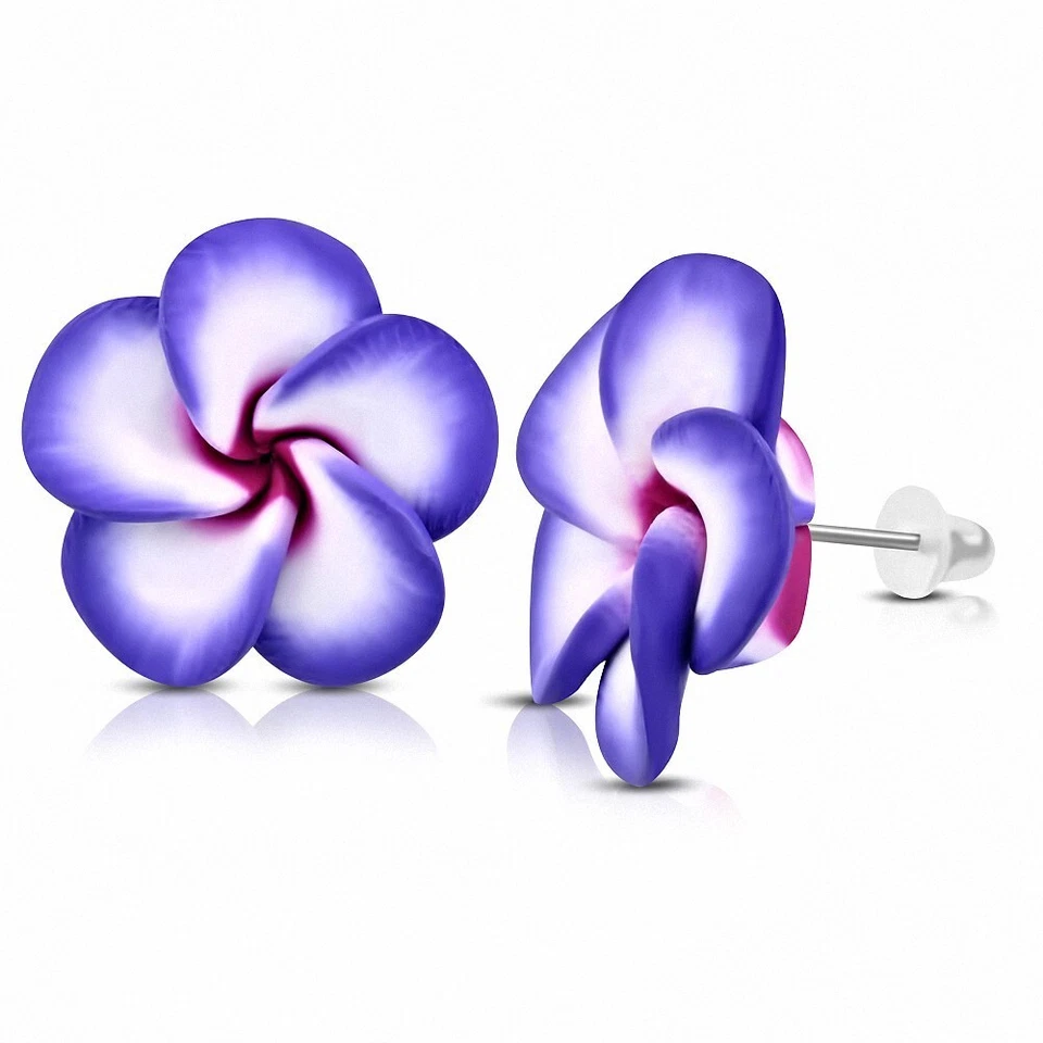 Orecchini Alla Moda IN Plumia Fimo / Polimero (Coppia) - Immagine 1 di 1