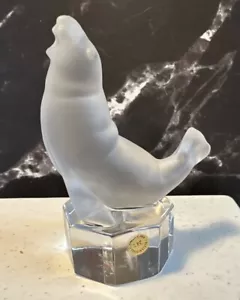 De colección Nachtmann Alemania Cristal Criaturas Plomo Cristal Esmerilado SELLO Base Transparente 18 - Imagen 1 de 12