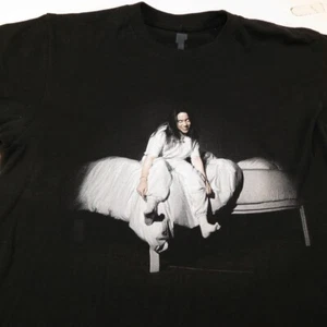 BILLIE EILISH 2019 WHEN WE FALL ASLEEP, WHERE DO WE GO? CAMISETA DE GIRA DE CONCIERTOS M - Imagen 1 de 5
