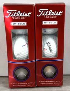 Titleist DT SoLo Golf Balls 2 Sleeves 6 Balls - Picture 1 of 4