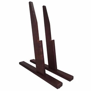 Wooden Mallet Optional Floor Stand for 4H Slope Displays, Mahogany - Picture 1 of 2