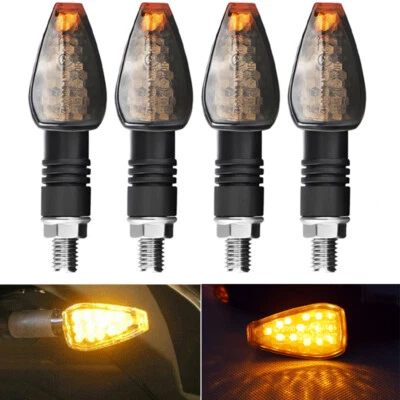 4X Turn signal light for Kawasaki Z750 Z750R Z750S Z800 Z900 ZR1100 ZR1200 Foto 1 de 4